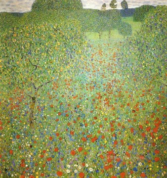 ギュスターヴ・クリムト Painting - モーンフェルト グスタフ クリムトの風景 オーストリアの花
